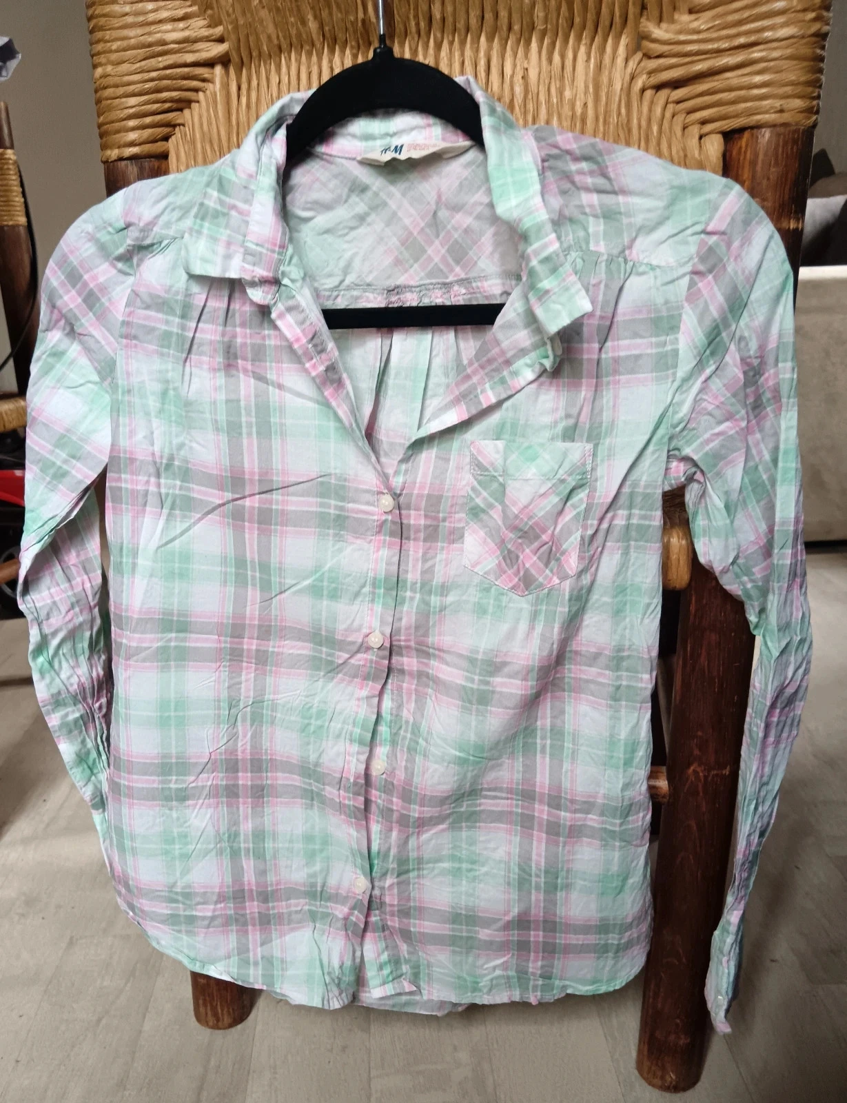 Chemise à carreaux